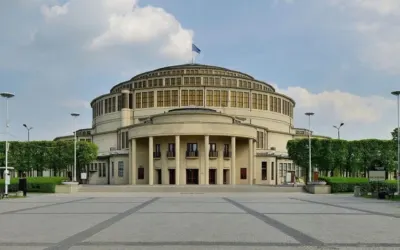 Budowa Hali Stulecia we Wrocławiu