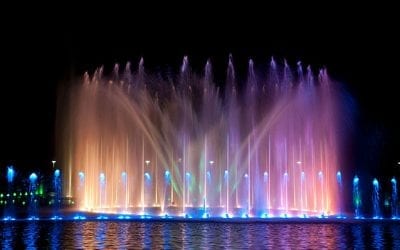Wrocławska fontanna multimedialna