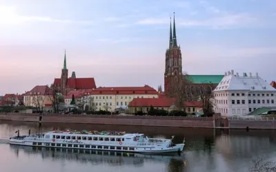 wrocław - odra ostrów tumski